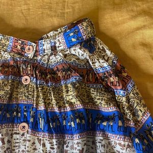 American Apparel Button Front Skirt